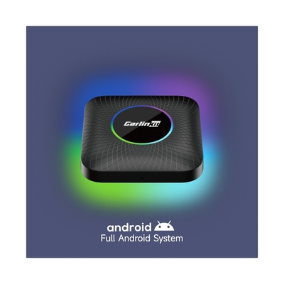 Multi Media TBox Ambient Dongle Android 13 SDM660 Wireless Android Auto Car Play 128GB FOTA Upgrade SIM TF Ai Box