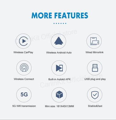 Carlinkit CCPA Android Auto Carplay Smart Link Usb Dongle Adapter With Android Auto Mirroring Projection System