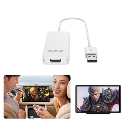 HD2CP Carplay to HDMI Adapter Conversion Box Dongle Multi Media Car Fire TV Stick Mate Video Input 1080P