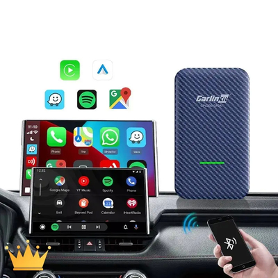 2 In 1  Wired to Wireless Adapter Carplay Android Auto CP2A Compatible With Wired CarPlay USB Plug And Play