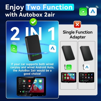 Wired To Wireless Carplay Adapter Factory Outlet CPC200-U2W Plus Car Play System Dongle Box
