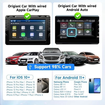 Tbox UHD Android 13 CarPlay AI Box 4K HD Video Output Online Video FOTA UHD TVBox SM6225 4Gb Adapter
