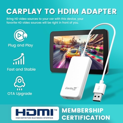Multimedia Connectivity Wired Carplay Hdmi Video Input Conversion Box 1080P Car TV Mate Adapter HD2CP