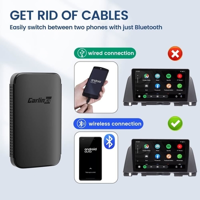 Wired To Wireless Android Auto A2A Adapter With Multi Language Compatible with Android 11.0+