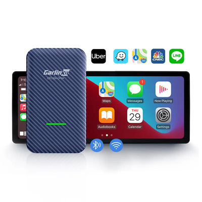 2 In 1  Wired to Wireless Adapter Carplay Android Auto CP2A Compatible With Wired CarPlay USB Plug And Play