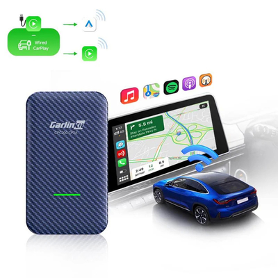 CP2A Wired to Wireless Adapter Carplay Android Auto 2 In 1 Adapter Dongle Plug and Play iPhone 6 iOS 10 above