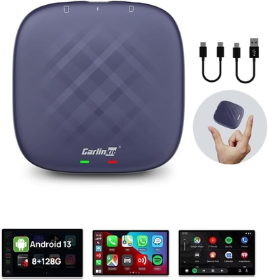 Wired to Wireless Adapter Carplay To Multi Media Tbox S Model 4G + 64G Carplay Ai Box Android 13 System Car Play TV Box 1080p