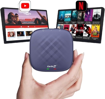 Wired to Wireless Adapter Carplay tbox plus Smart Magic Box Car Ai Box 8-Core 4g 64g  Wifi GPS  Android 13 with  Youtube & Netflix