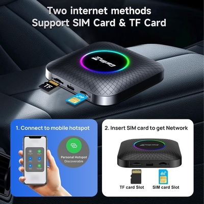 Multi Media Cpc200 Tbox 8G 128Gb Up To 512Gb Android 13 SM6625 Wireless Carplay Dongle Youtube Netflix Ai Tv Box