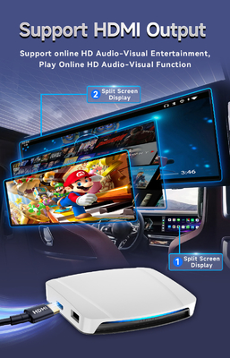 Tbox UHD USB HDMI Port 8G 128Gb SM6225 Android 13 Video Ai Box Wireless Adapter Carplay for  Youtube Netflix