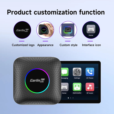 Multi-media TBox CPC200-tbox ambient Carplay & android auto AI Box  Android 13 8+128GB QCM6225 8-core Wireless TV Auto