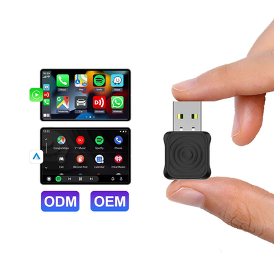 Portable Smart 2 in 1 Player Carlinkit Mini Ultra1 Type C USB Carplay Dongle with 5.8GHz WiFi and Dual Core 1.0GHz MIPS CPU