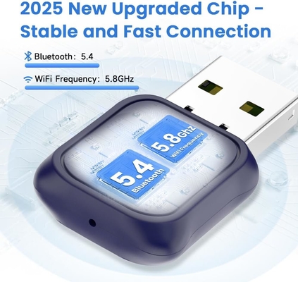 5.8GHz WiFi Frequency Dual core 1.0GHz MIPS CPU Mini Ultra Adapter for Carplay Android Auto Steering Wheel Control USB AI Box