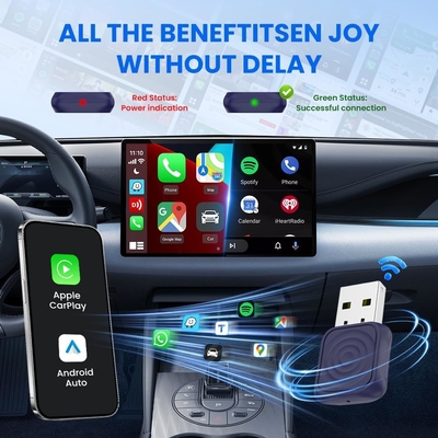 Carlinkit Mini Ultra1 Type C USB Dongle Wireless Carplay and Android Auto Adapter with Dual Core 1.0GHz MIPS CPU