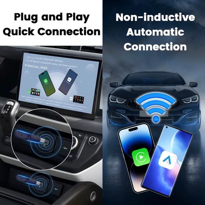 Carlinkit Mini Ultra1 Type C USB Dongle Wireless Carplay and Android Auto Adapter with Dual Core 1.0GHz MIPS CPU