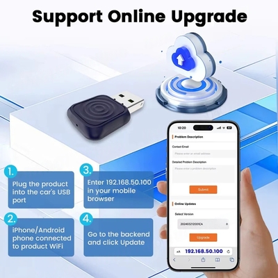 5.8GHz WiFi Carlink Kit for Fast Speed Wireless Adapter Carplay Android Auto Multimedia Ai Smart Box Ultra Portable USB