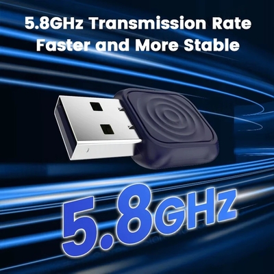Portable Smart 2 in 1 Player Carlinkit Mini Ultra1 Type C USB Carplay Dongle with 5.8GHz WiFi and Dual Core 1.0GHz MIPS CPU