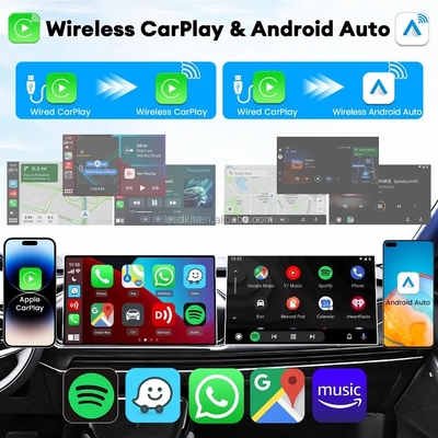 HD2CP Pro Wireless Adapter Carplay Android Auto to Hdmi Video Input Conversion Box Compatible with CarPlay Wired Cars