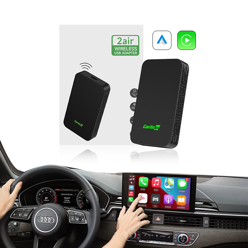 Car Wired To Wireless Carplay Android Auto 2 In 1 Adapter CPC200-2air Plug And Play Design