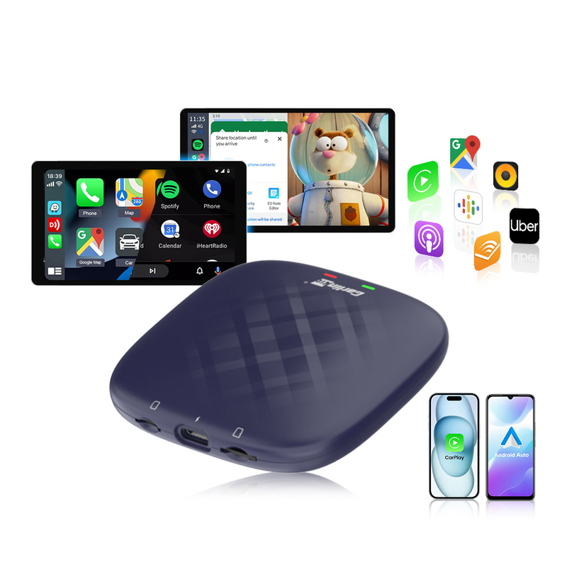Wired to Wireless Adapter Carplay To Multi Media Tbox S Model 4G + 64G Carplay Ai Box Android 13 System Car Play TV Box 1080p