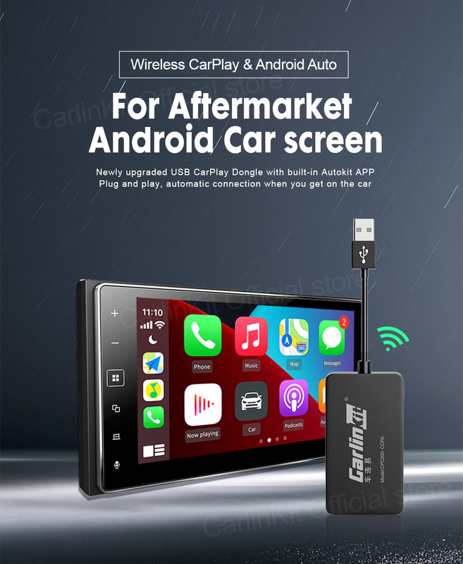 Carlinkit CCPA Android Auto Carplay Smart Link Usb Dongle Adapter With Android Auto Mirroring Projection System