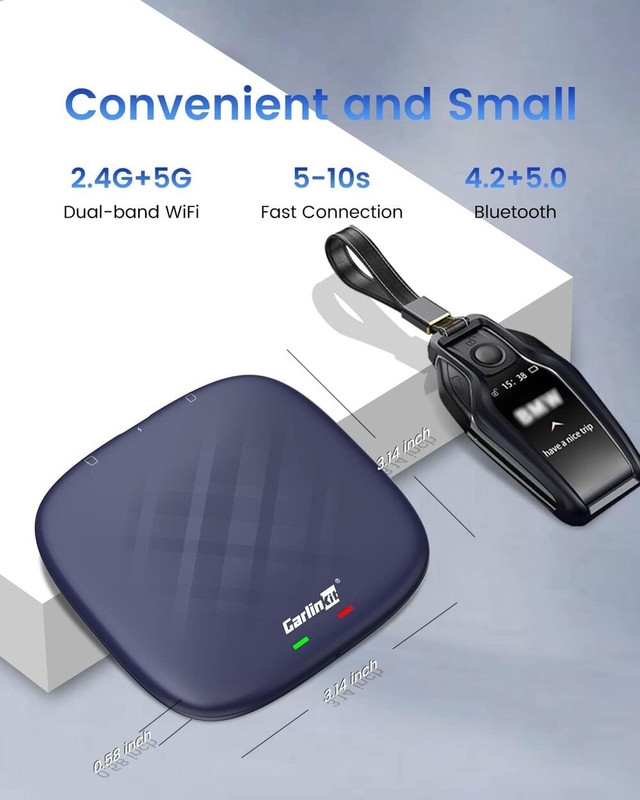 Wireless Adapter CarPlay Smart Car Ai Box Tbox S Model 8 Core 4g 64gb With Streaming Apps YouTube Netflix Wifi GPS LTE Android 13